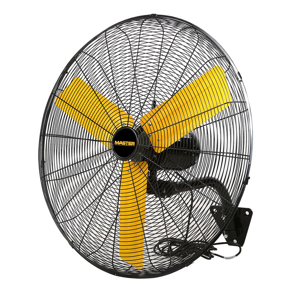 24” Master Industrial Wall Mount Fan, oscillates Big Fogg