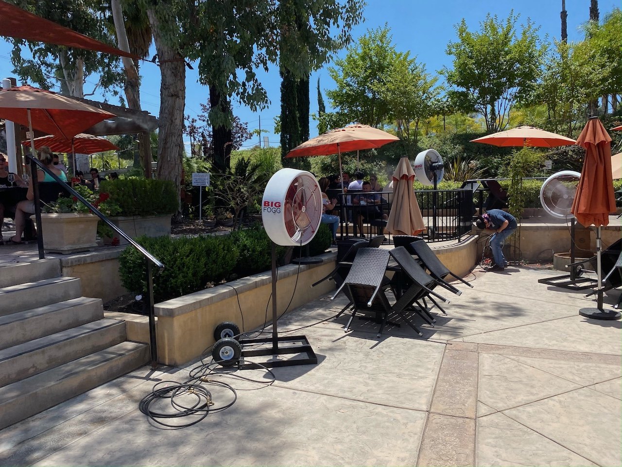 Misting Fans Explained Benefits, Types & FAQs Big Fogg