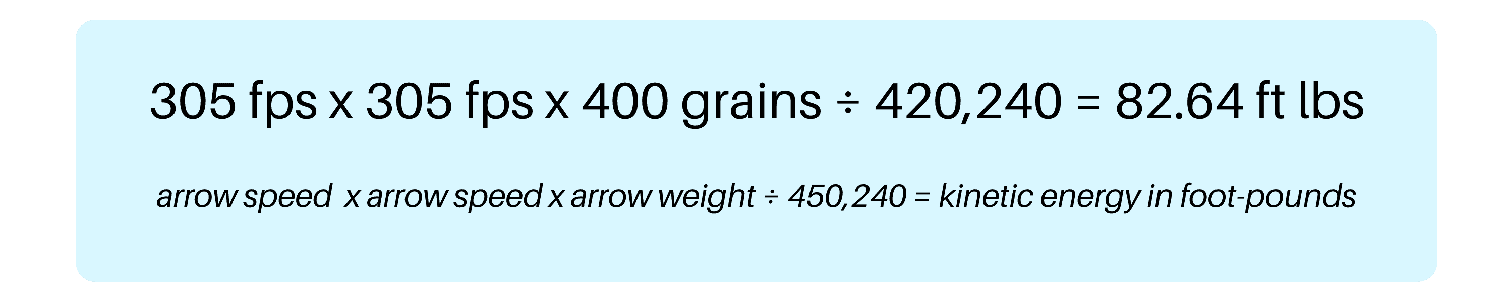 Arrow Energy Calculator + Explanation Big Game Logic