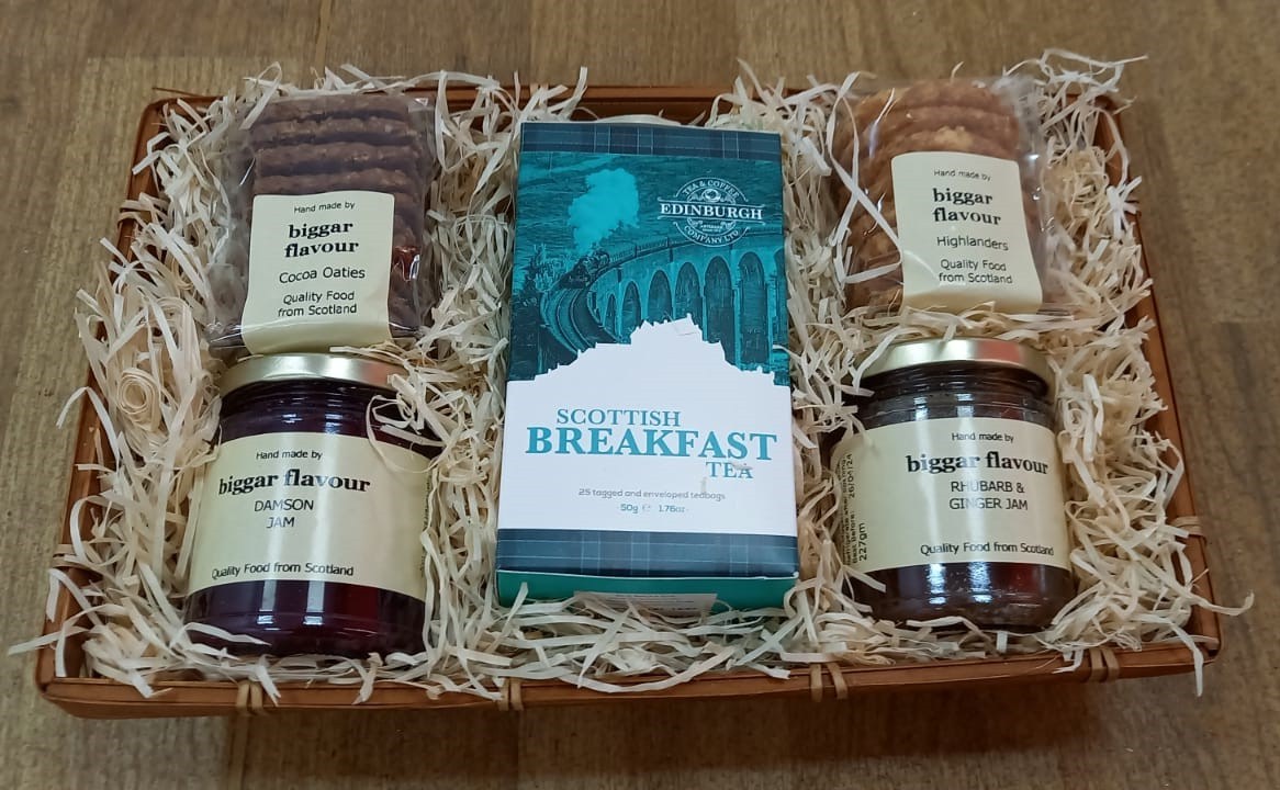 Tea, Biscuits & Jam Hamper Biggar Flavour
