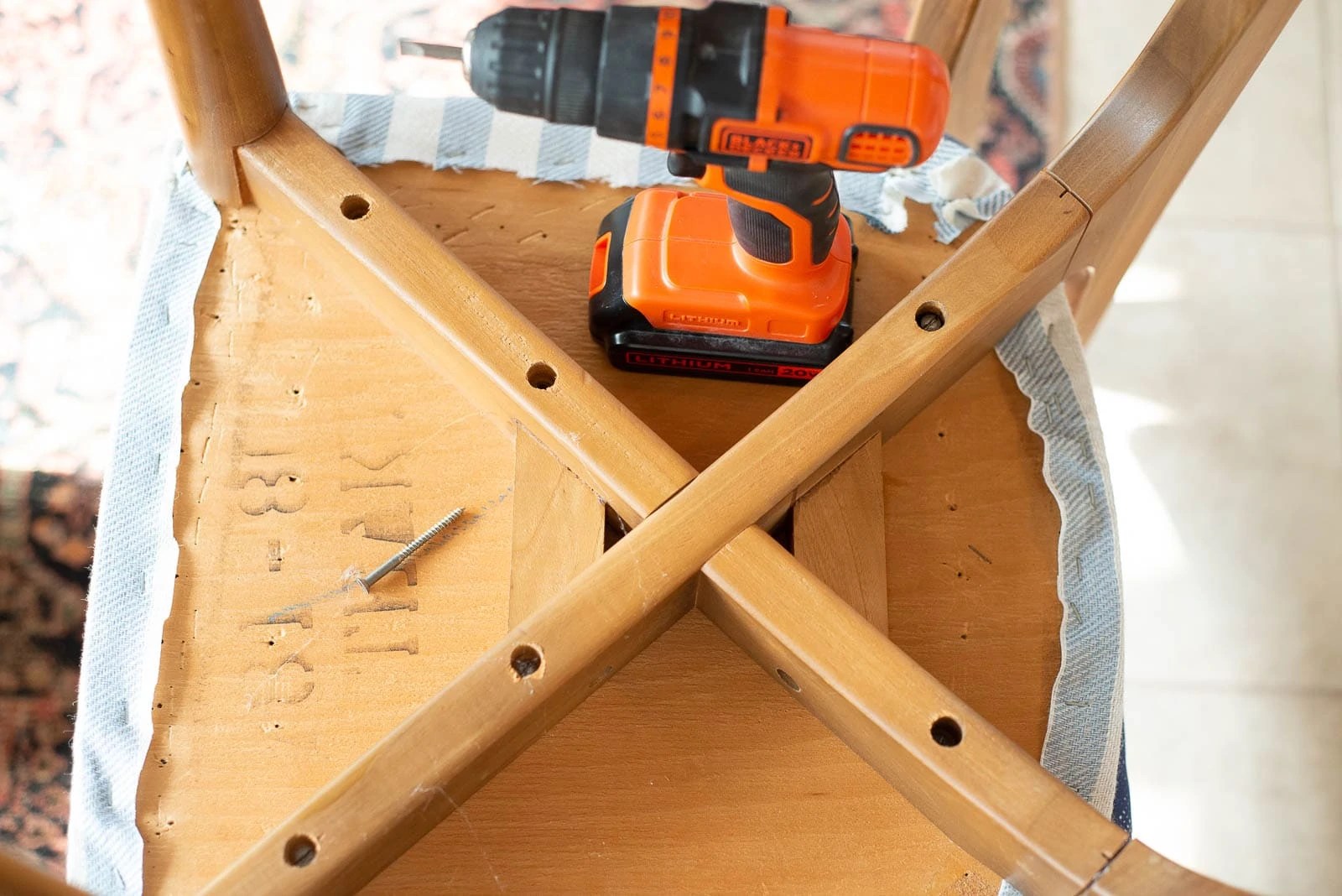 Chair Makeover Featuring How to Fix Old Chairs Bigger Than the Three