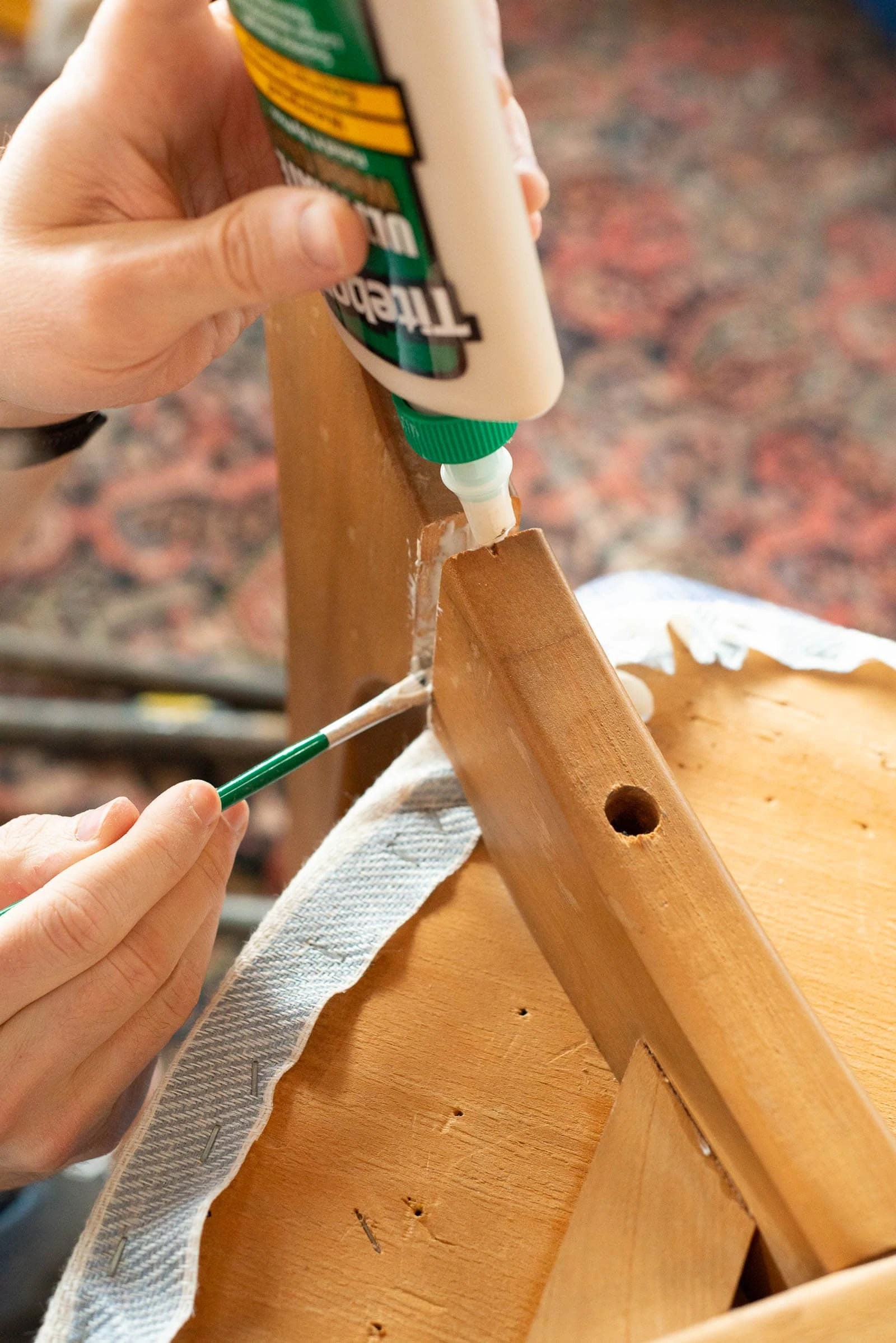 Chair Makeover Featuring How to Fix Old Chairs Bigger Than the Three