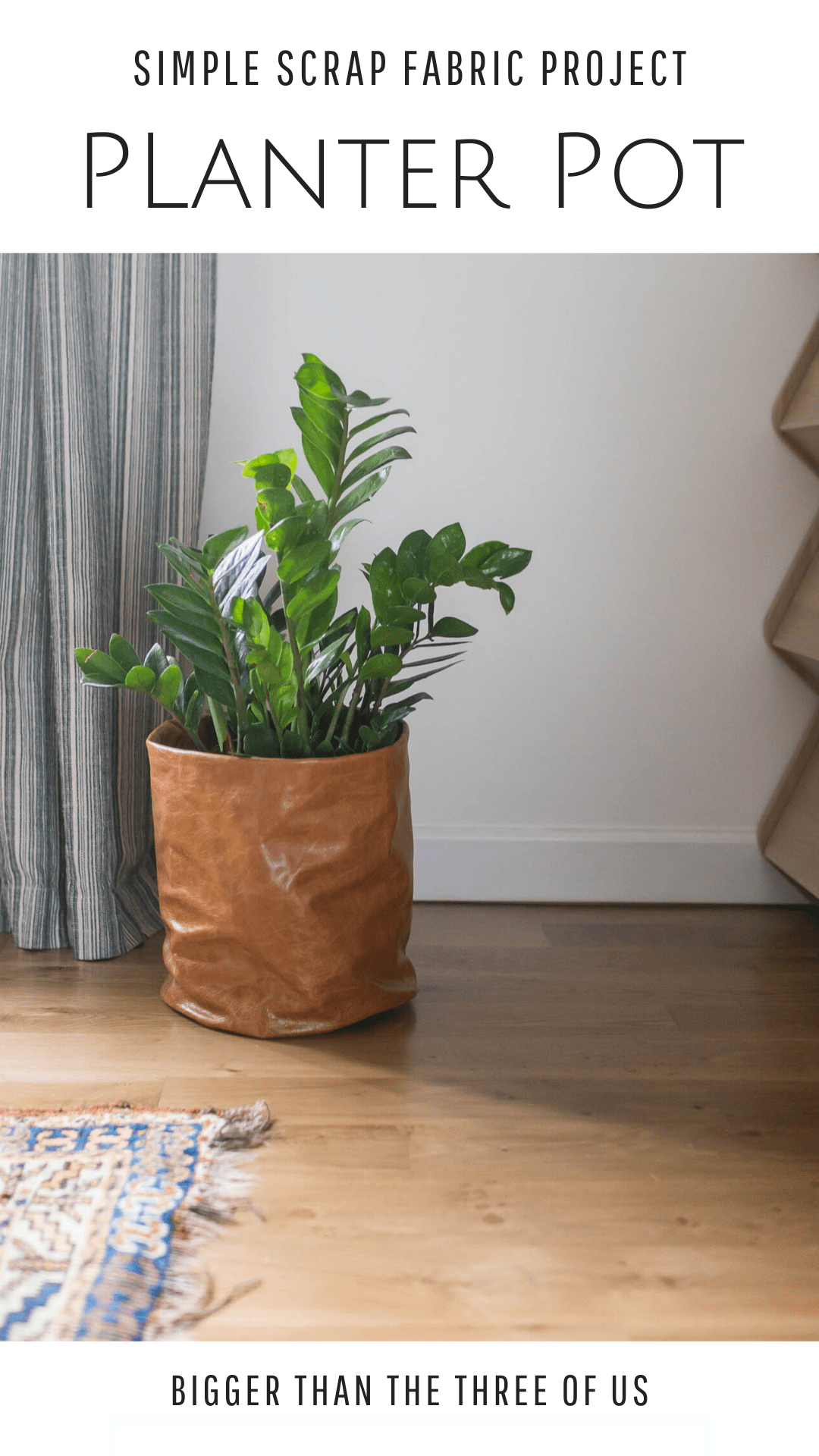 indoor fabric plant pots