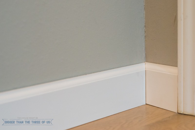 How to Cope Baseboards - Bigger Than the Three of Us