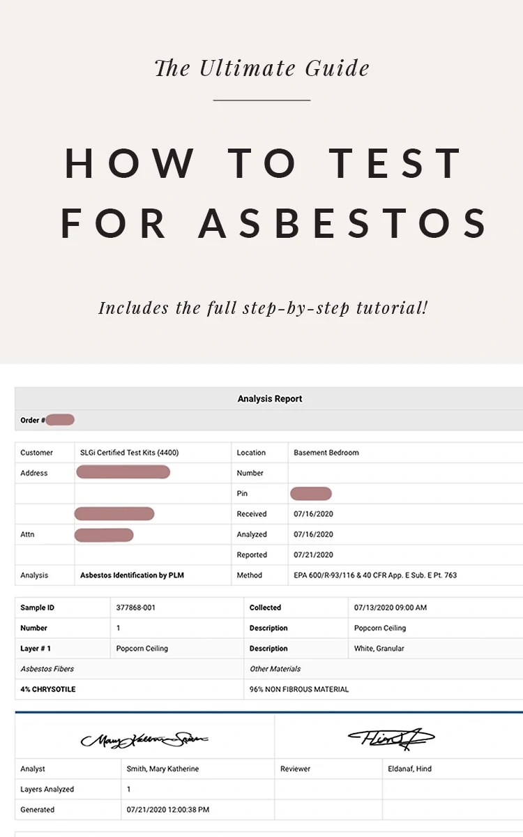 Popcorn Ceiling Asbestos Testing How to Test Asbestos Yourself