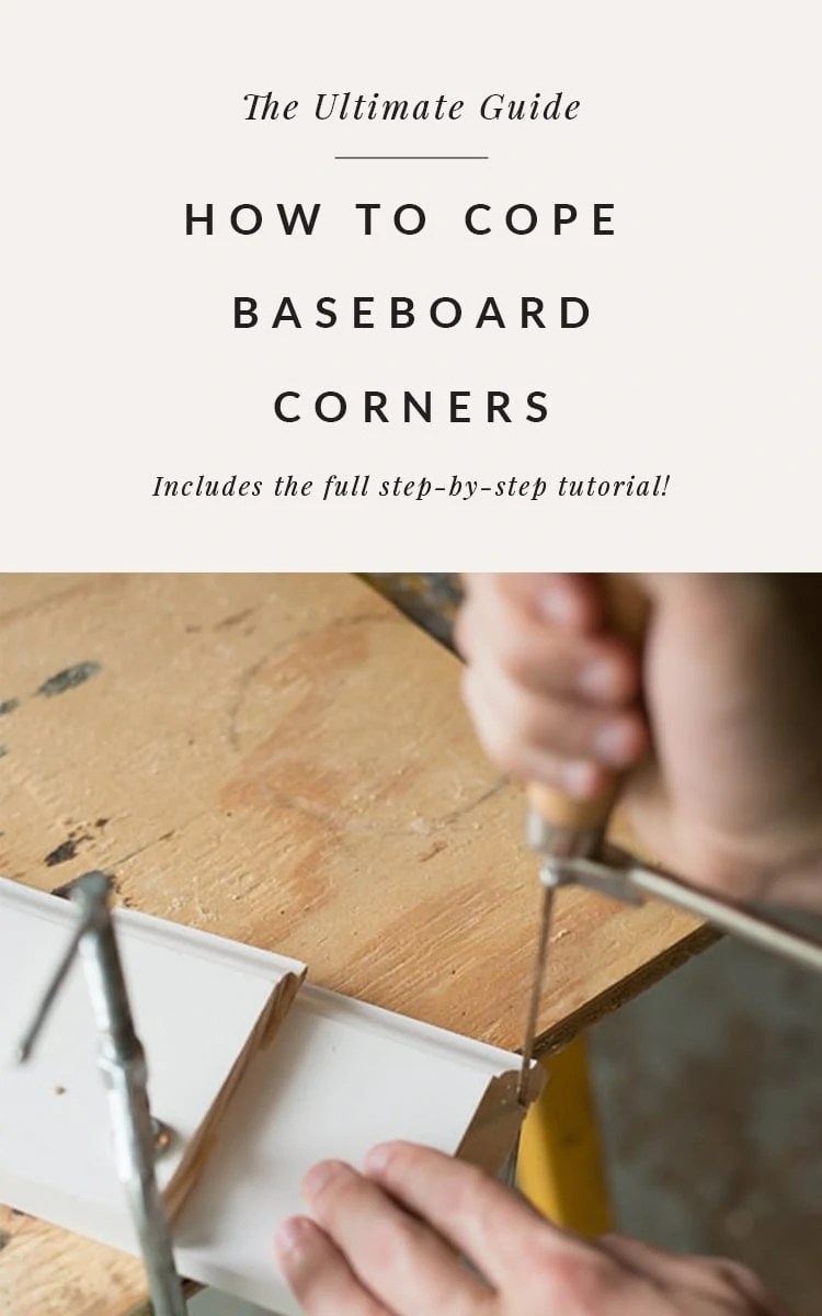 How to Cut Baseboard Corners Coping Baseboard