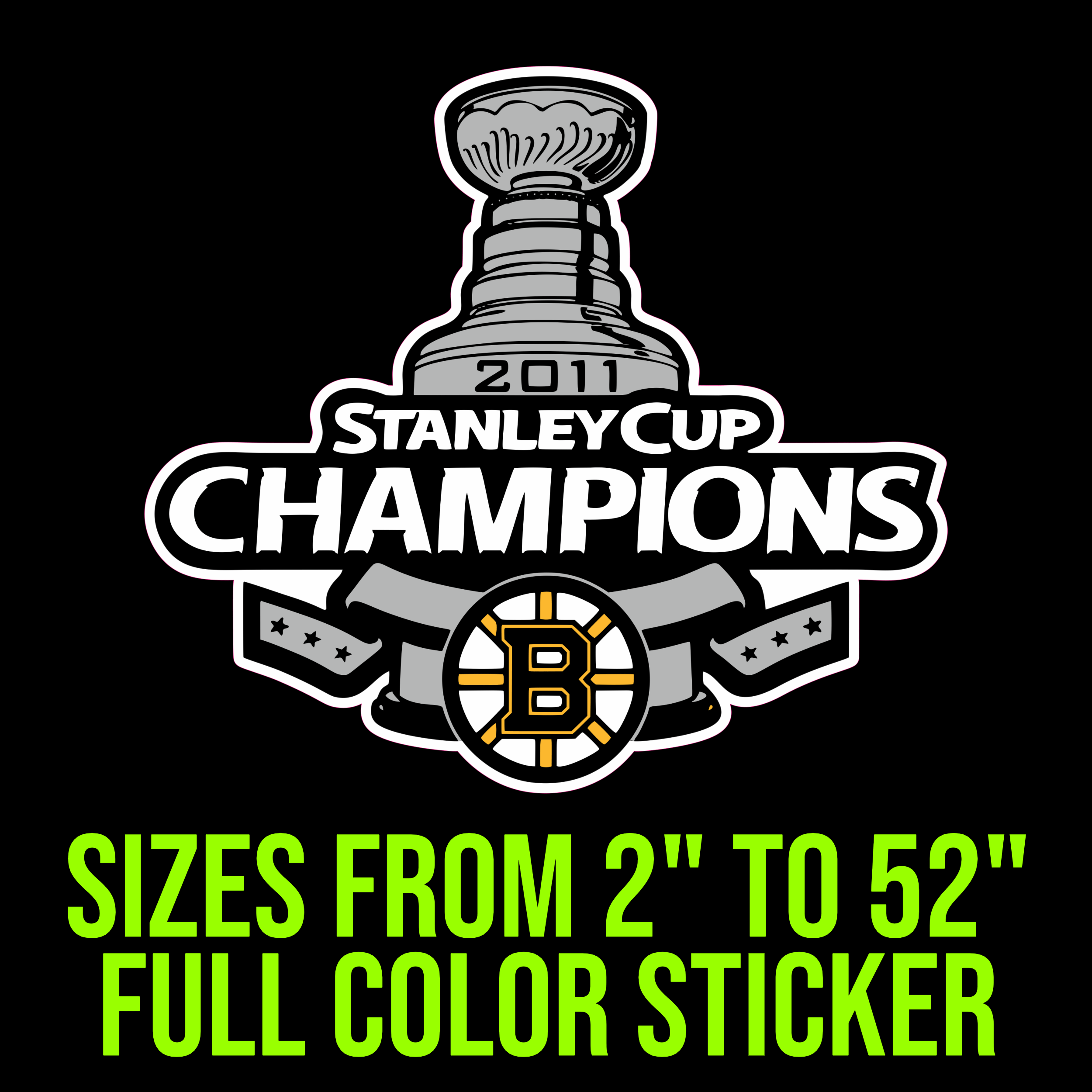 Custom for Mike Stanley Cup Full Color Vinyl Decal Biggest Decal Shop