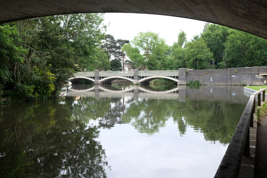 Weybridge Reflections Biggles Goes Boating