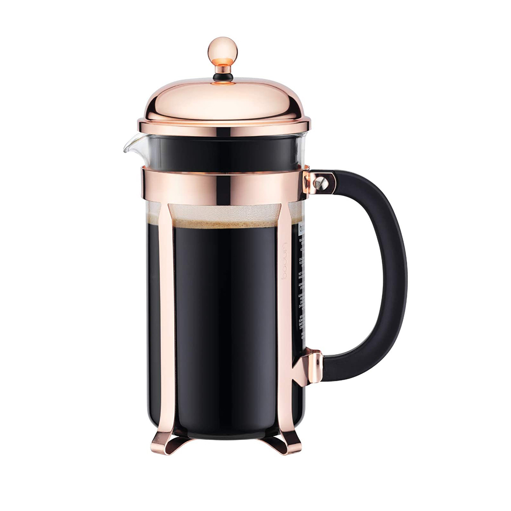 Coffee Pot French Press Big Green Purse