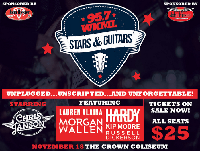 Get Tickets at Biggs Park Mall to the SOLD OUT Stars & Guitars 2019