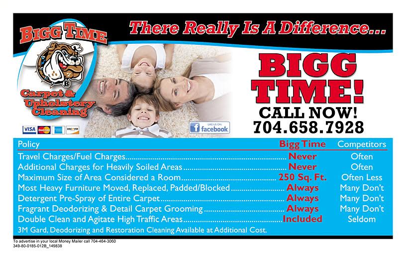 Floor Cleaning, Lake Norman NC Bigg Time Carpet & Upholstery Cleaning