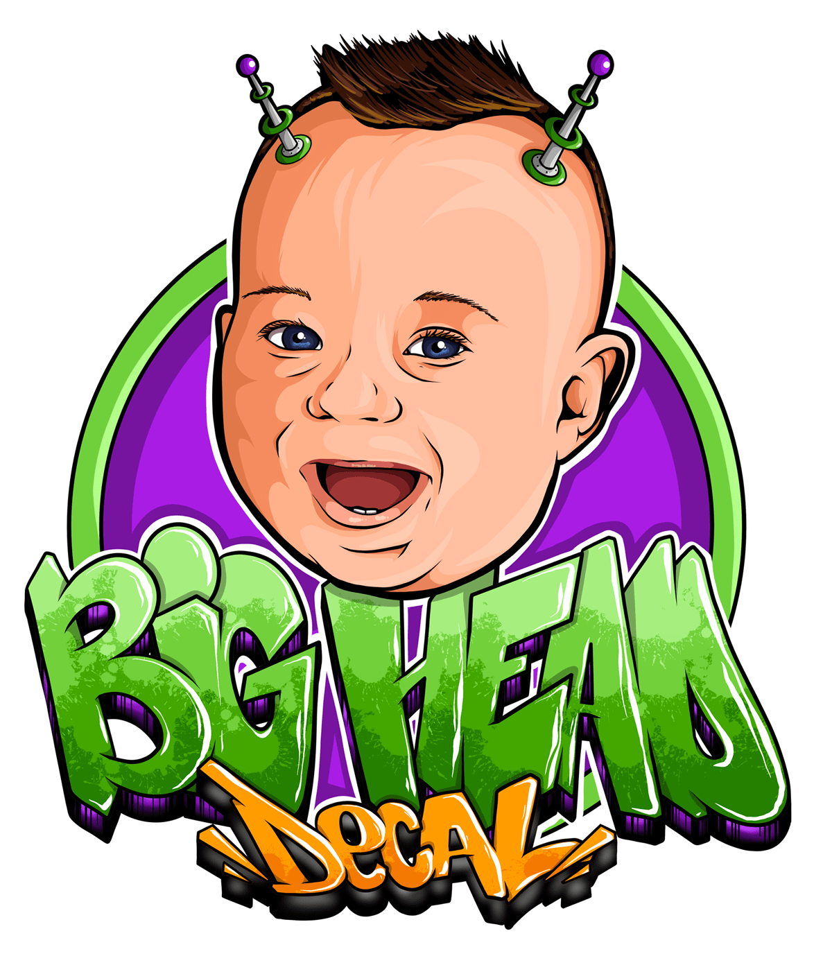 Big Head Decal
