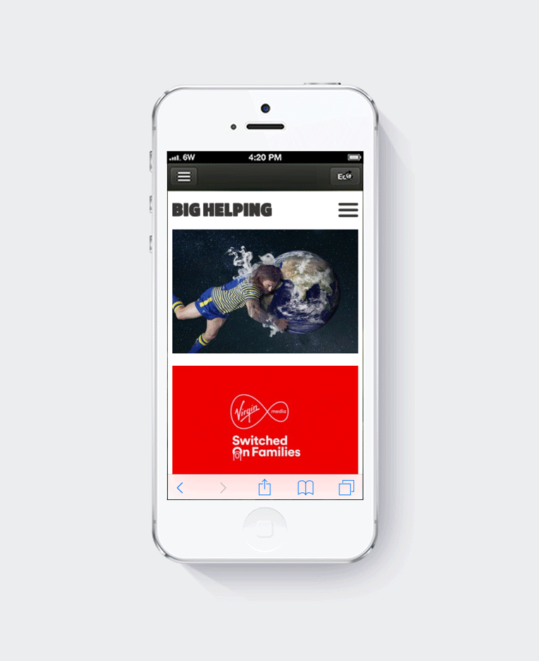 We can make your website Mobile Friendly Big Helping