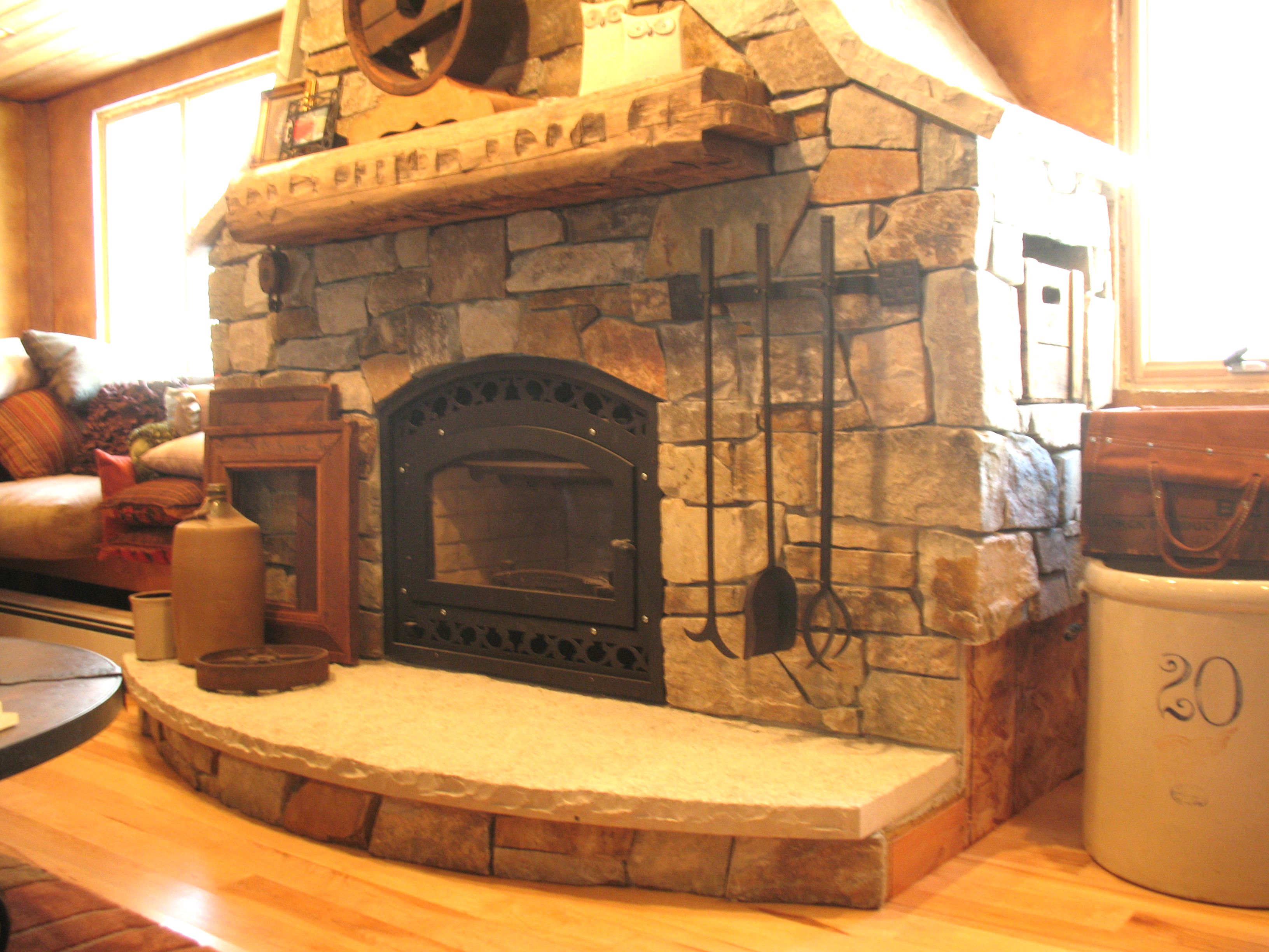 Recent Work, Simple Arts and Crafts Railing and Fire Tool Set Bighorn