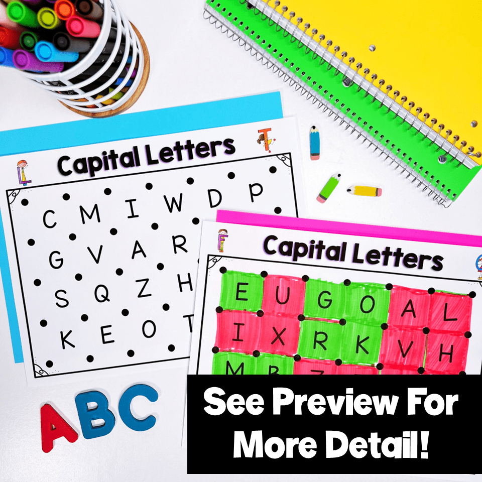 Letter Recognition | Alphabet Identification Game | Phonics Worksheet