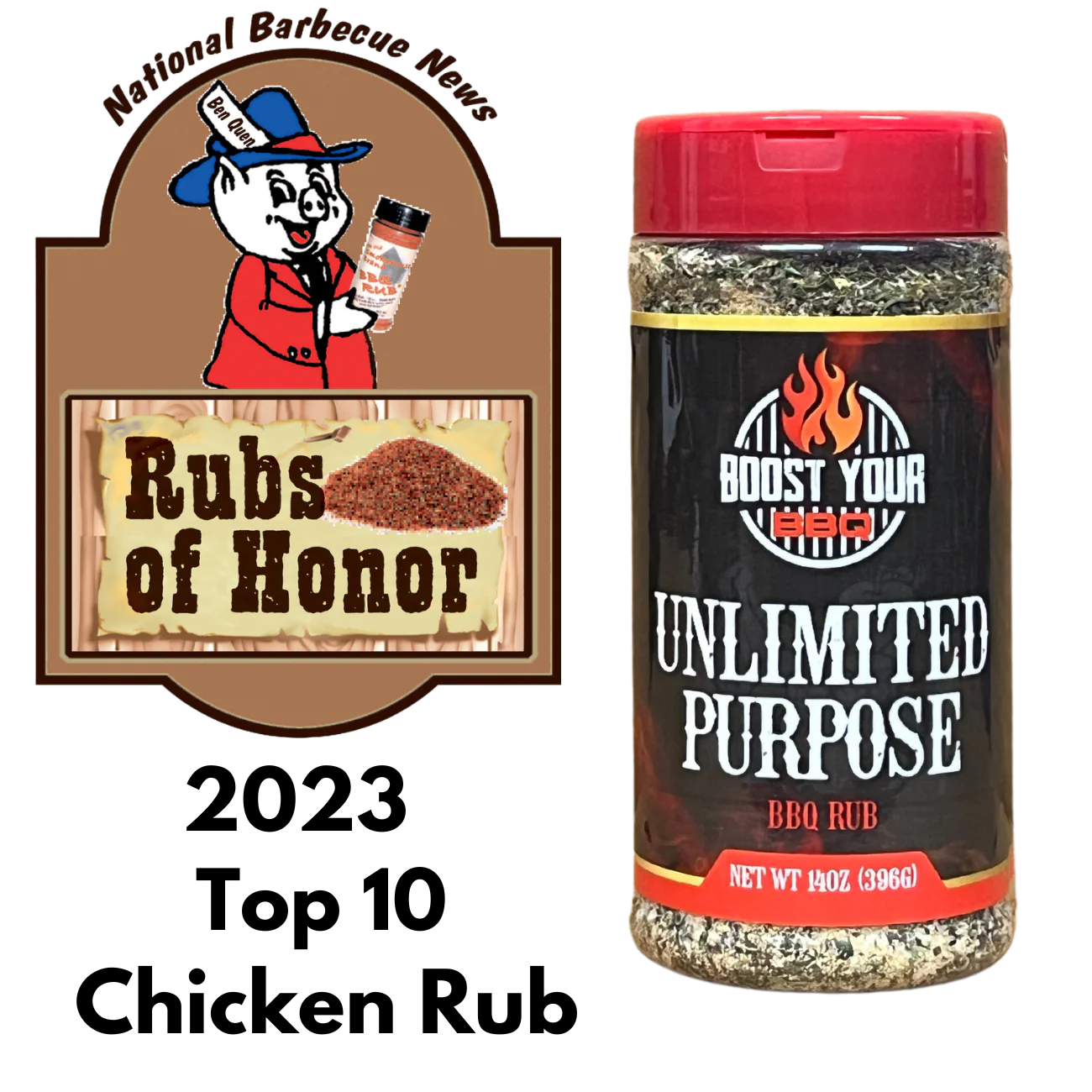 Boost your BBQ Chicken Rub Big Jim Hudgins
