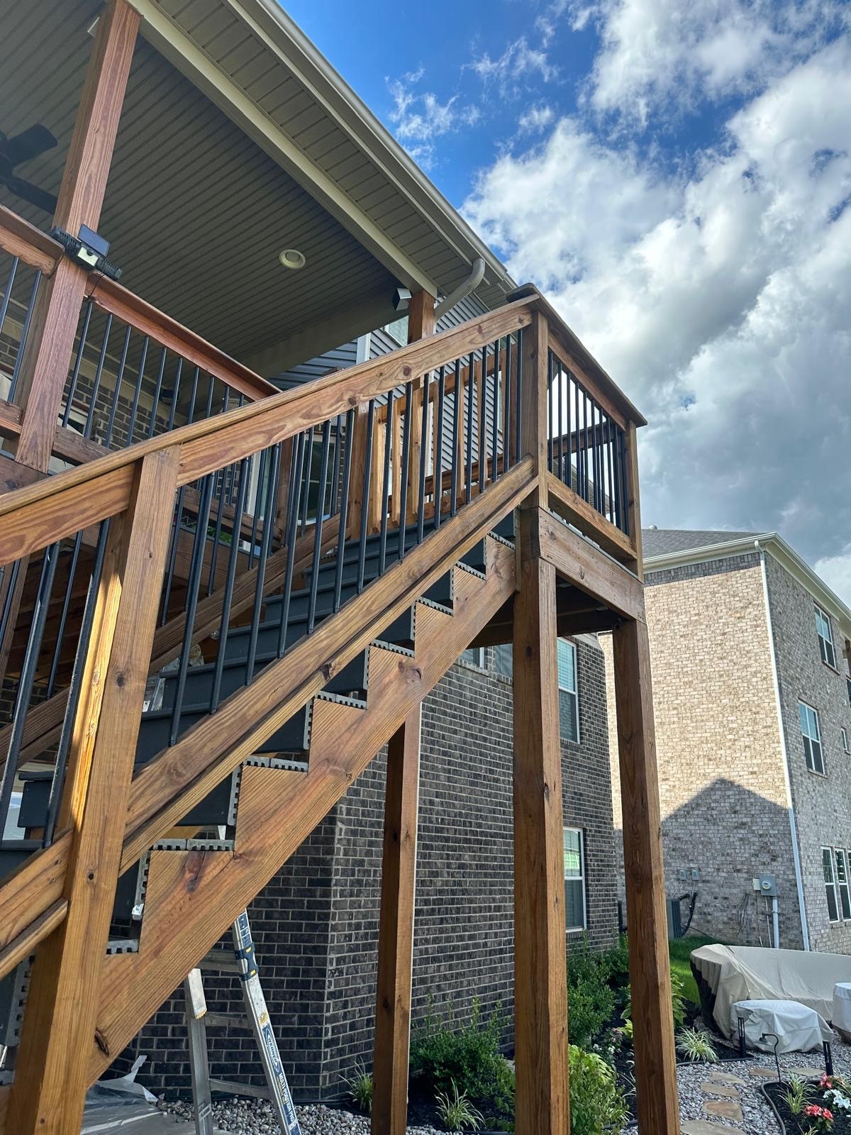 Power Wash & Stain of Deck Lexington, Kentucky Big J Painting LLC