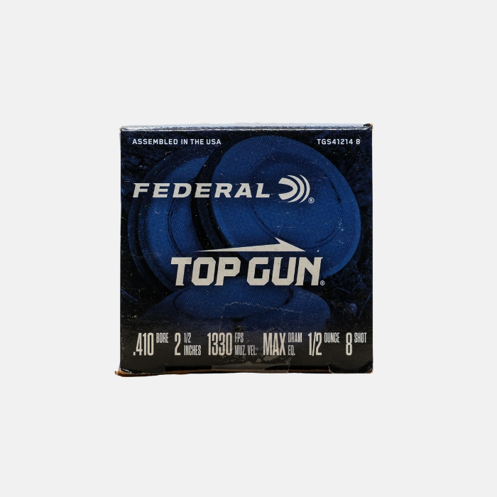 Federal 410 Gauge Top Gun Target 8 shot Big K Ammo