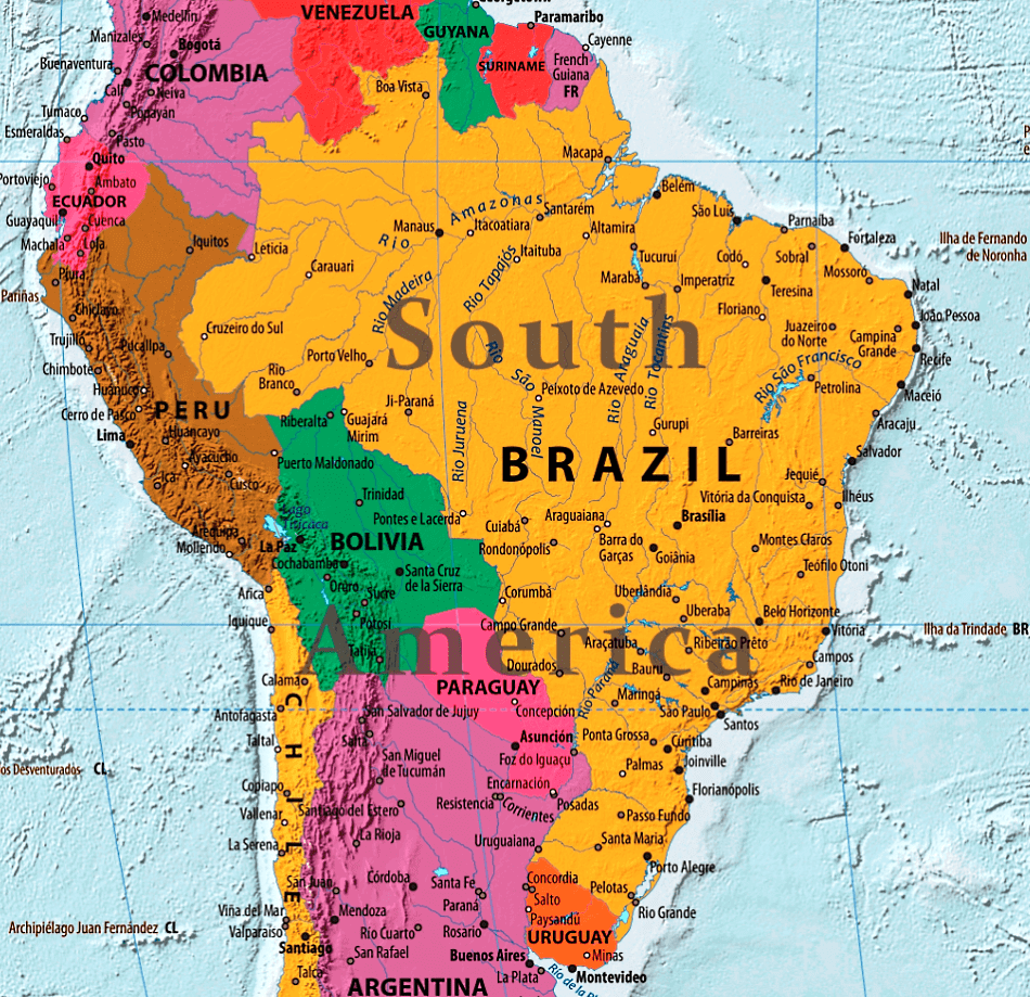 Mapa do Brasil / Brasil mapa online