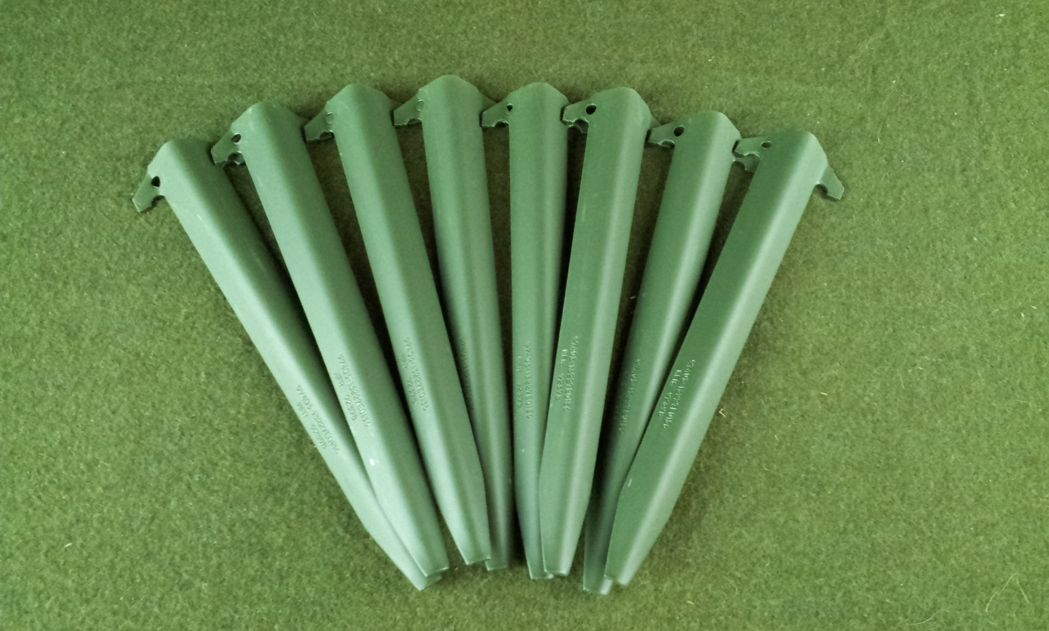 8 Military 12" Aluminum Tent Stakes New eBay