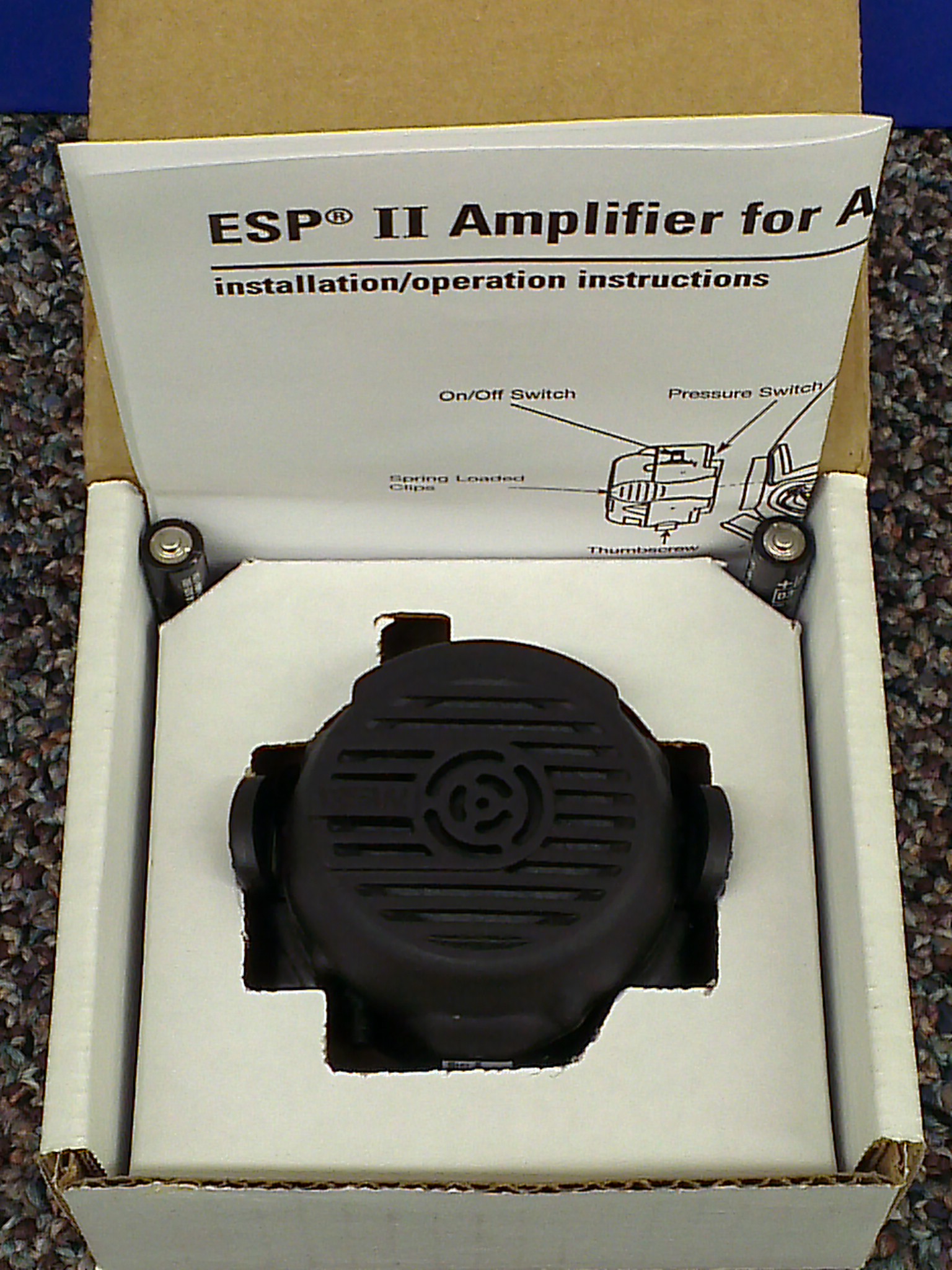 NEW MSA ESP II Voice Amplifier Advantage 1000 P/N 10026265 eBay