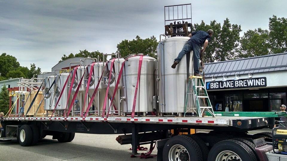 Big Lake Brewing Triples Brewing Capacity Big Lake Brewing