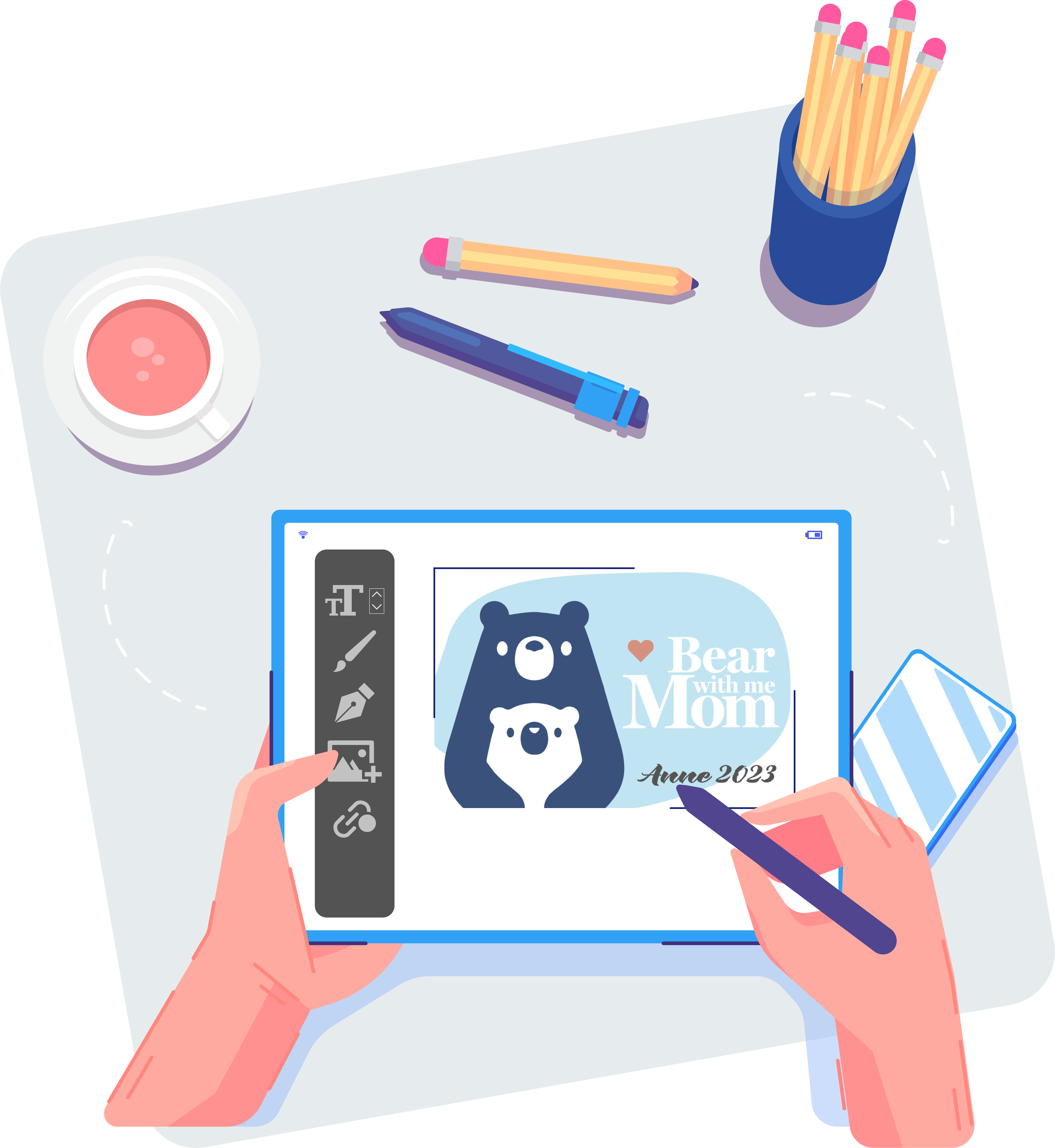 Handwritten cards Custom handwritten cards service Printed and Mailed