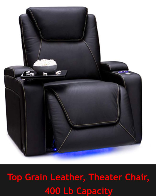 Theater Seating, Big Theater Recliners for Movie Room Big Man Chair