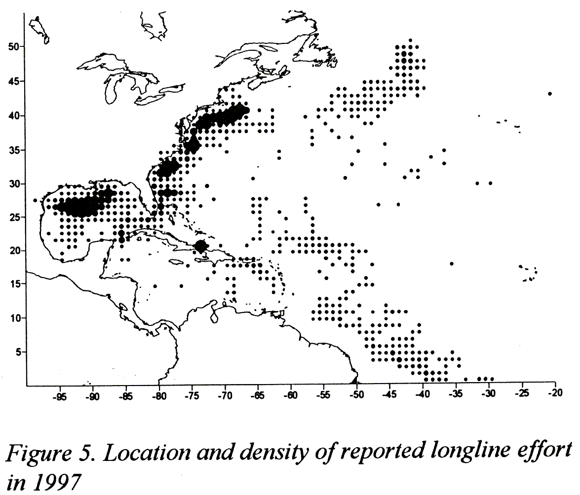 Critical Habitat of Blue Marlin (North Atlantic)