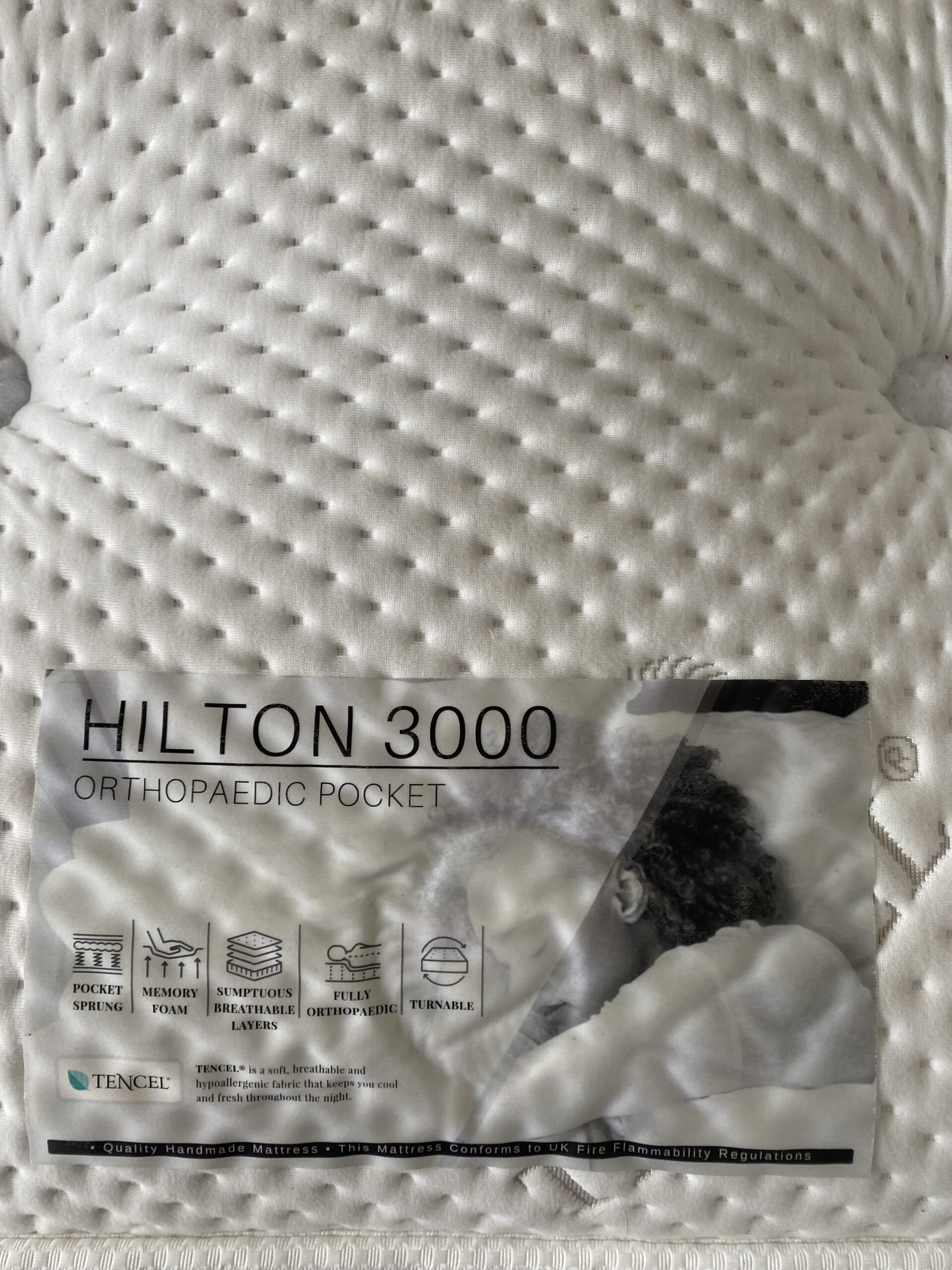 Hilton 3000 Mattress BigMickey.ie