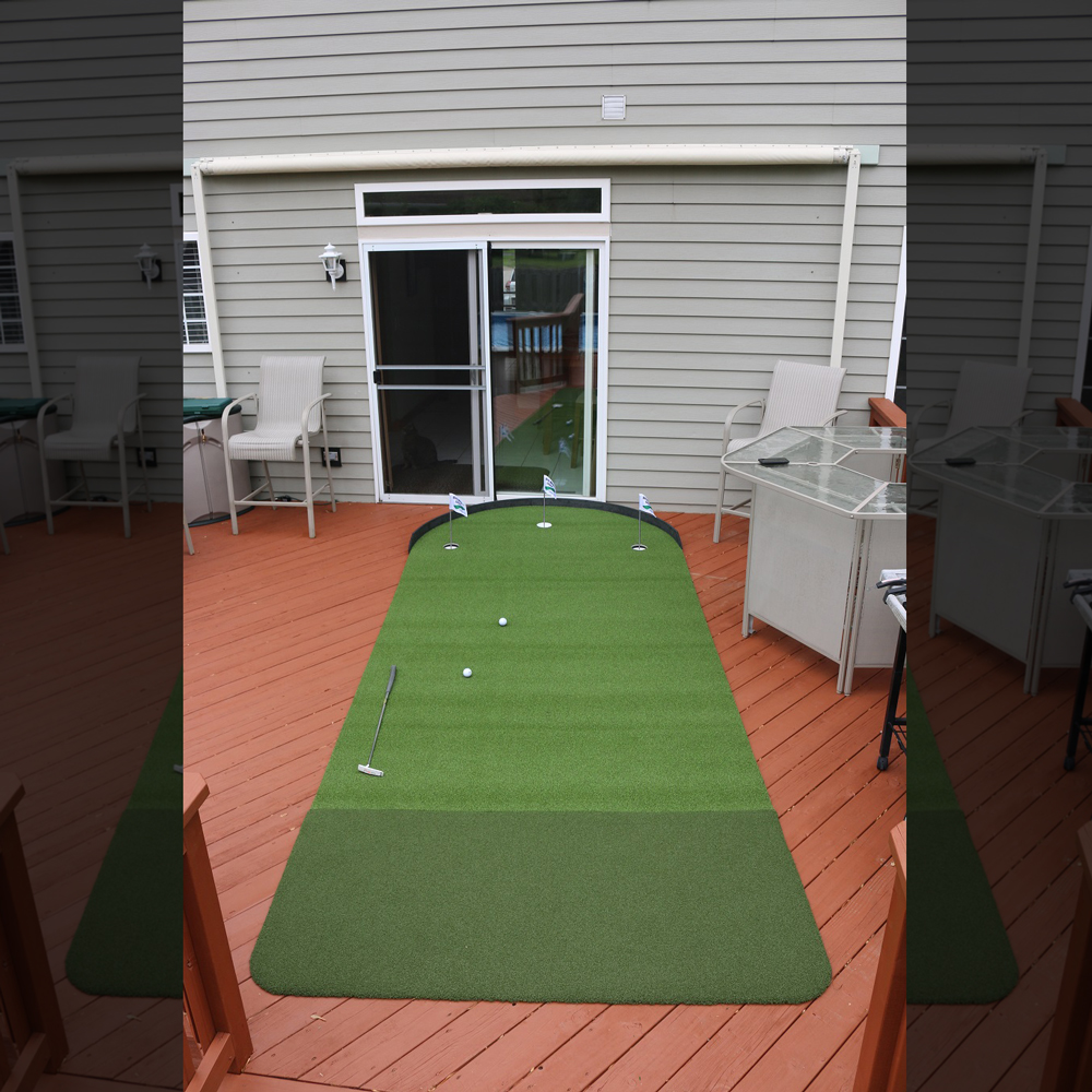 Commander Patio Series Putting & Chipping Green (6′ x 15′) Big Moss Golf