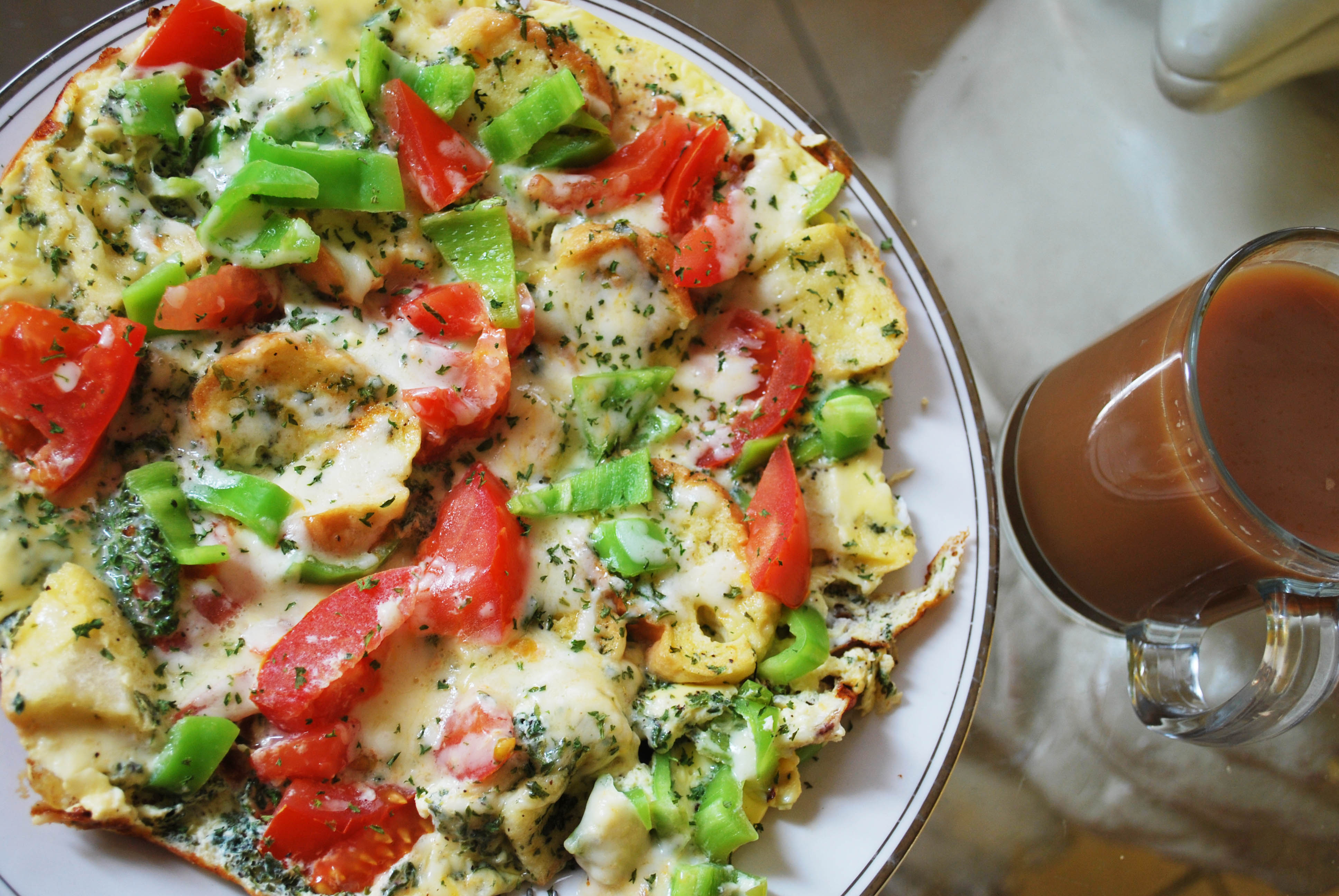 Omelet with Vegetables BigOven
