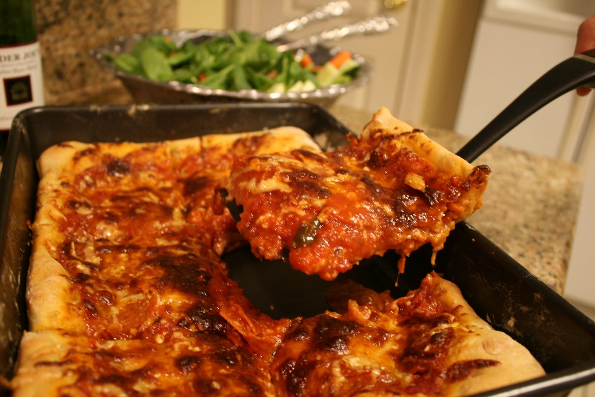 Pepperoni Deepdish Pizza BigOven