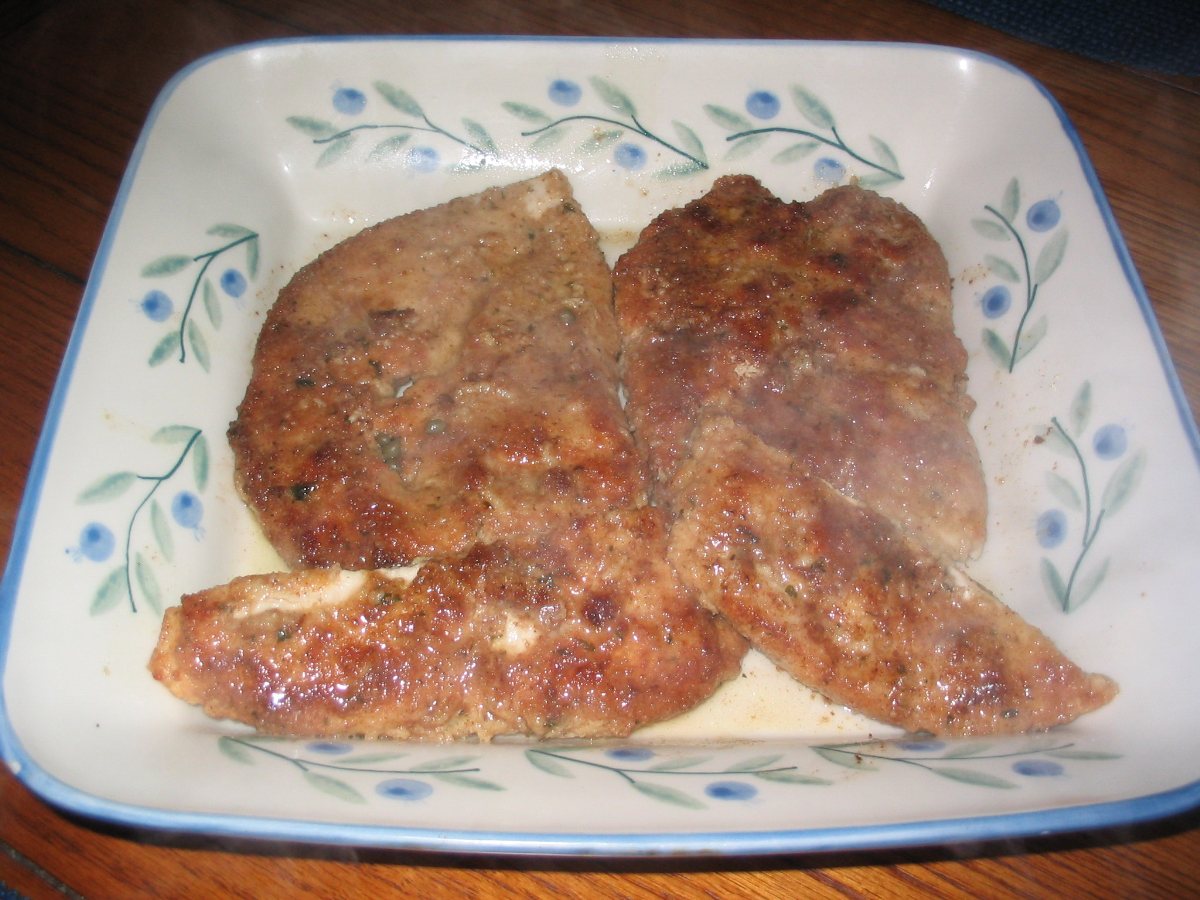 Turkey Cutlets Piccata BigOven