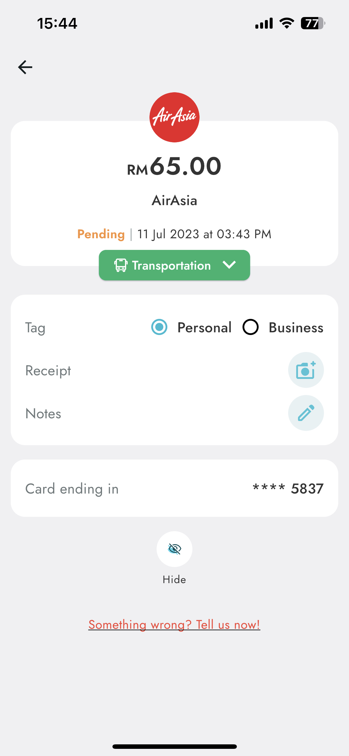 BigPay Transaction What does a "Pending" Transaction mean? 🤔