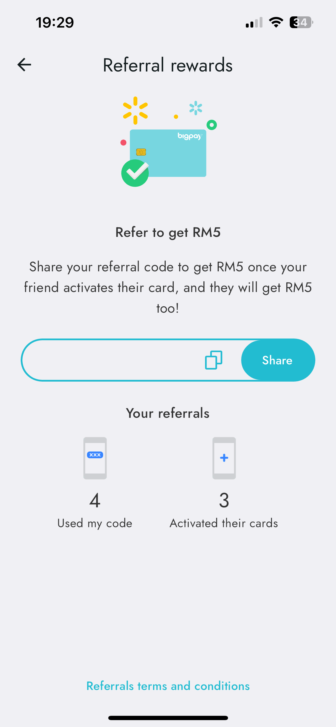 [Navigation] Where can I get my referral code? BigPay Malaysia Support