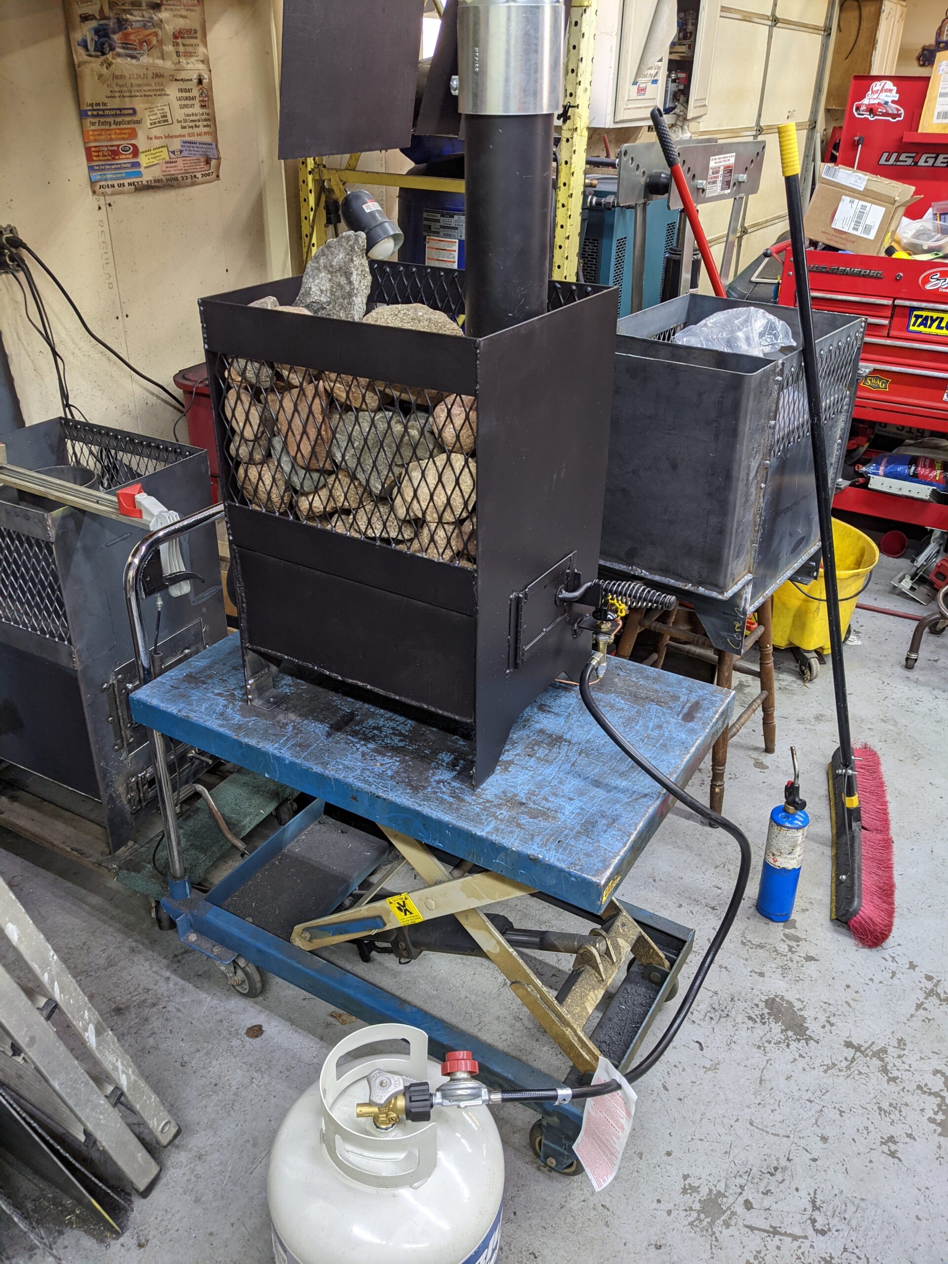 Propane Sauna Stove Big Portage Fabrication