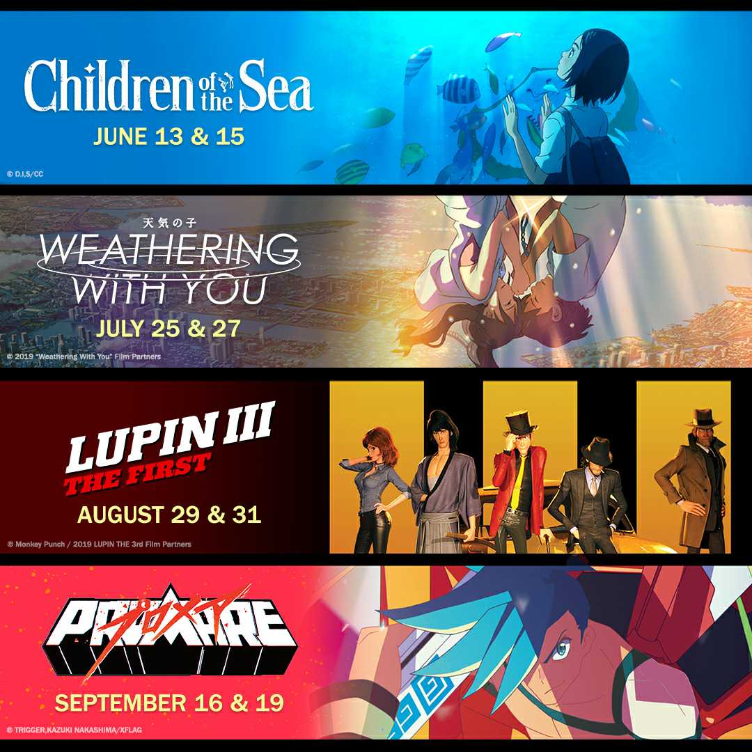 Fathom Events 2024 Anime GKids and Fathom Events announces return to theaters with FanFavorite