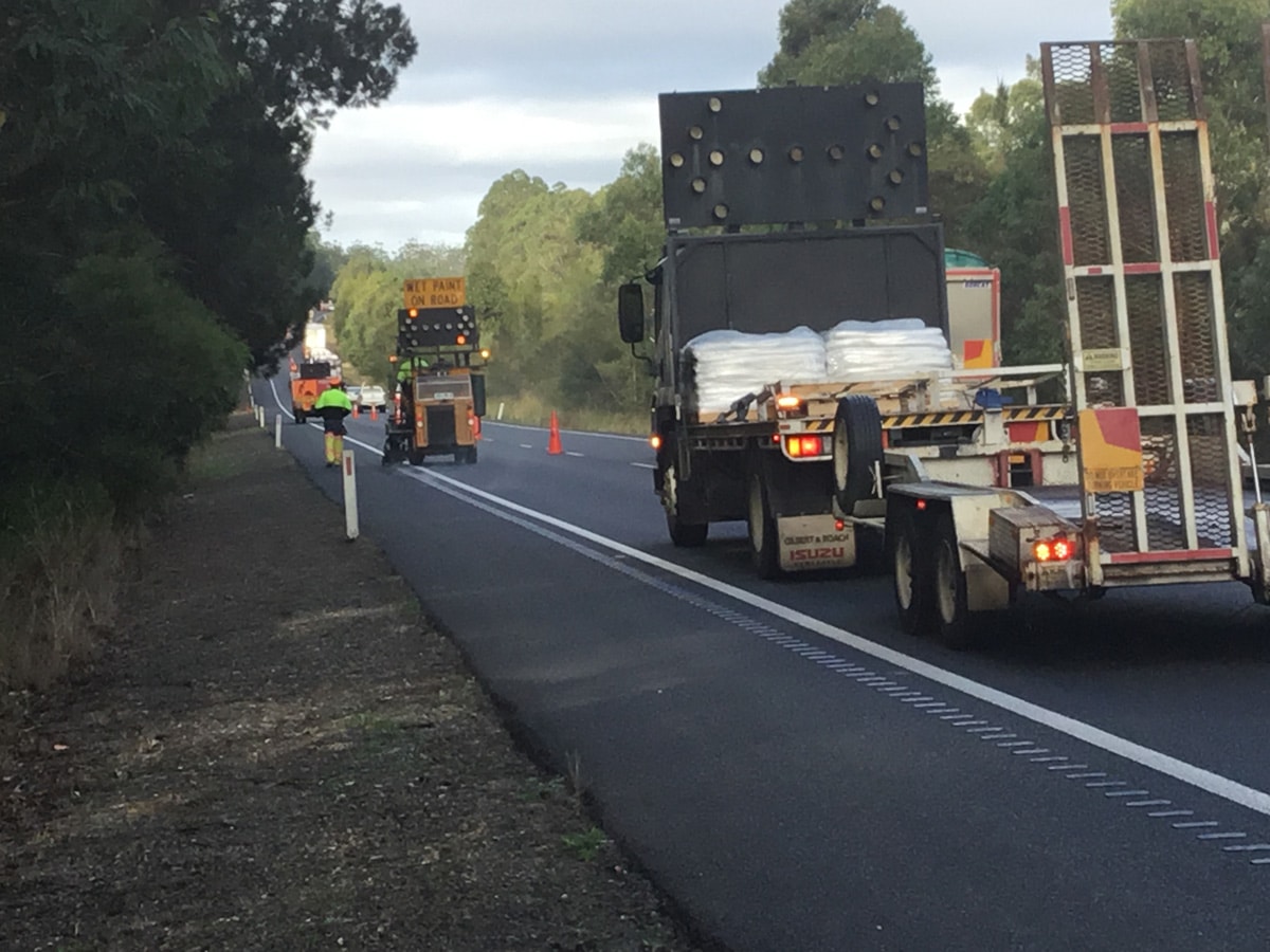 Delays for truckies on the Pacific Highway between Bago and Port Macquarie