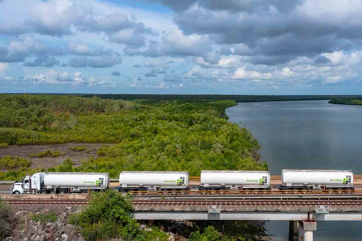 World’s biggest fuel road train hits the road