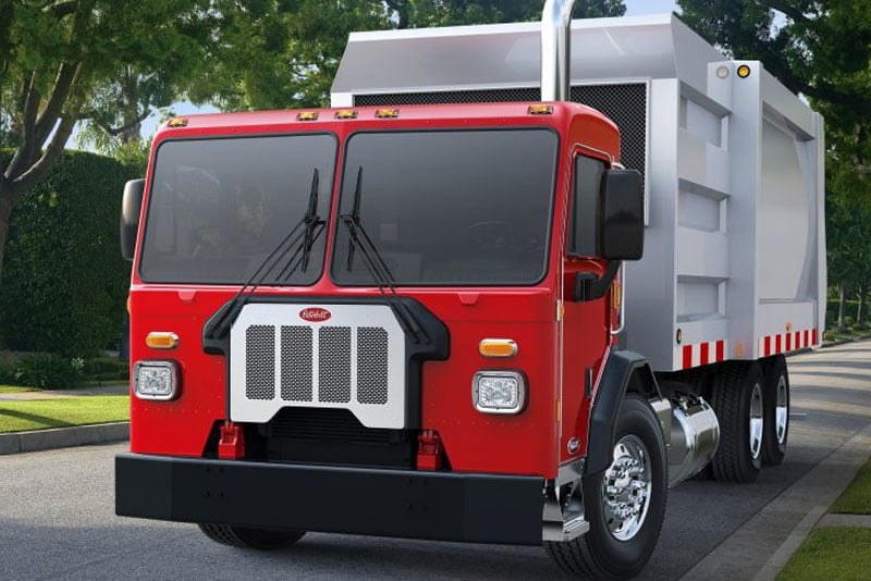 Peterbilt's New Electric Class 8 Garbage Truck BigRigVin