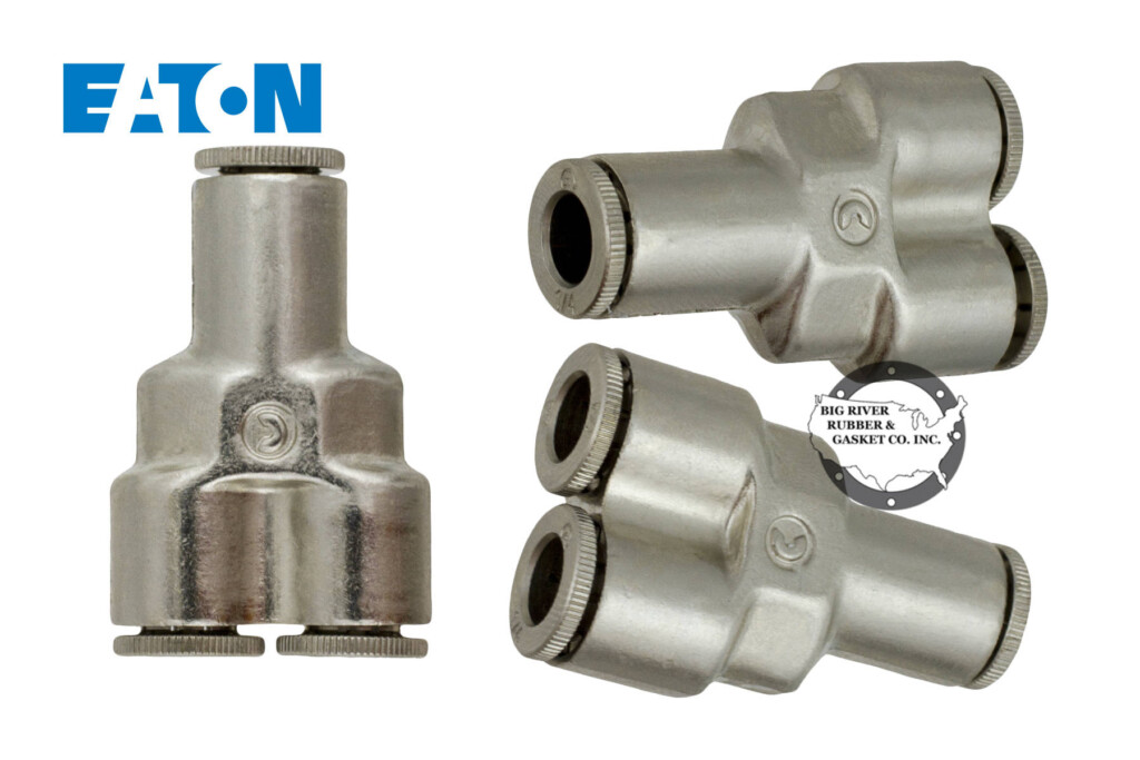 Eaton® Push>Connect Chrome Plated Brass Union “Y” 1107X4 Big River