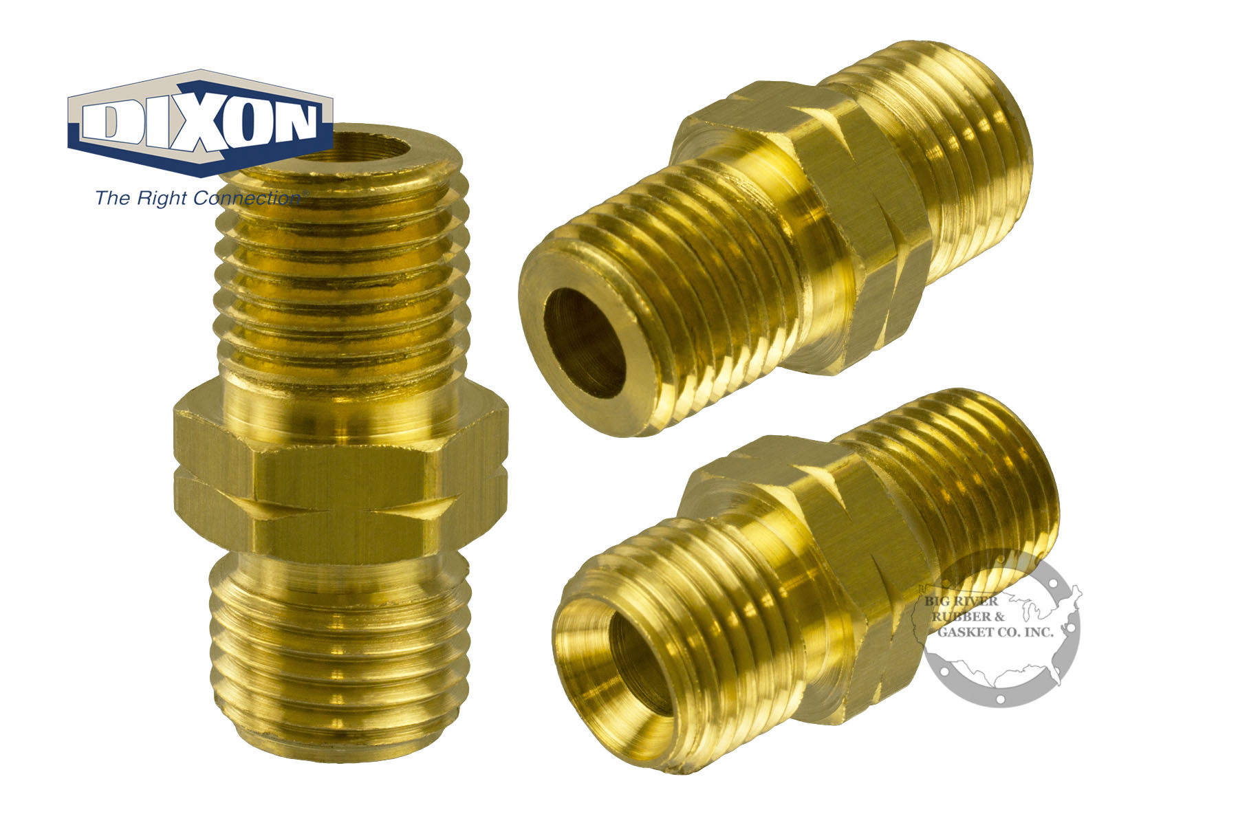 Brass OxygenAcetylene Adapter 1580904C Big River Rubber & Gasket