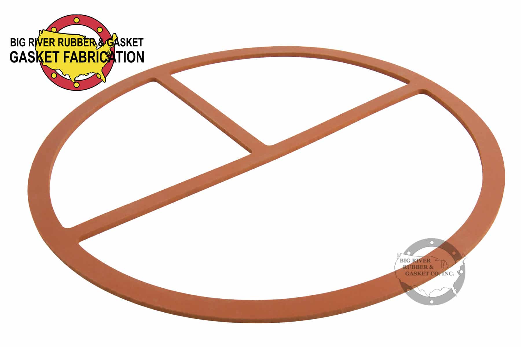 Custom Red Rubber Gasket Big River Rubber & Gasket