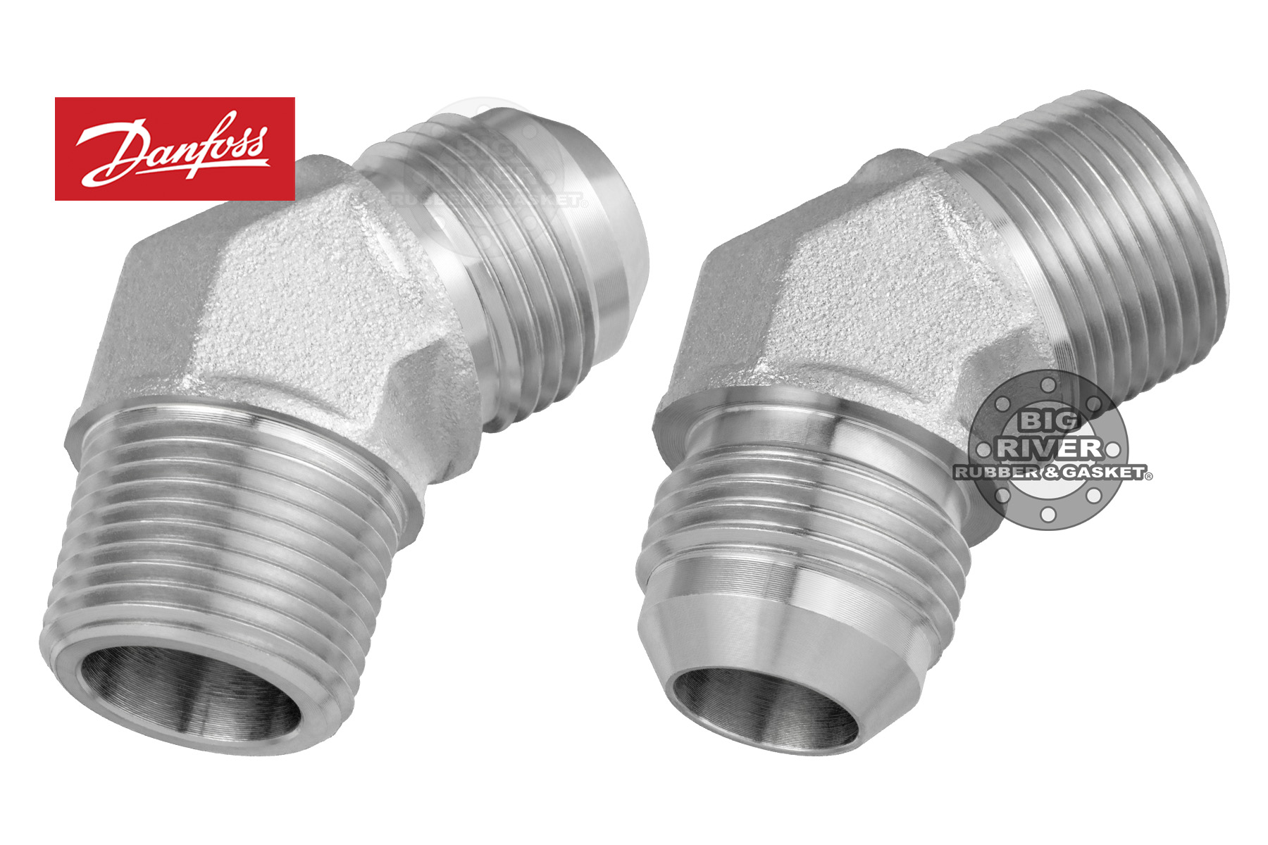 20231212S Eaton Pipe to 37° Flare 45° Elbow Adapter Big River