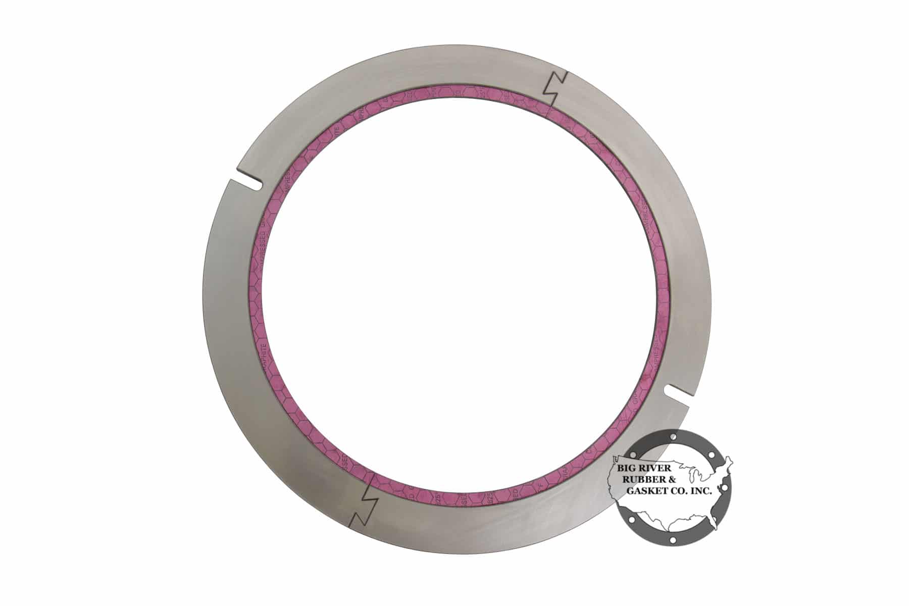 Stainless Steel Gasket 1/16″ Thick with Compressed Sheet Insert 3/16