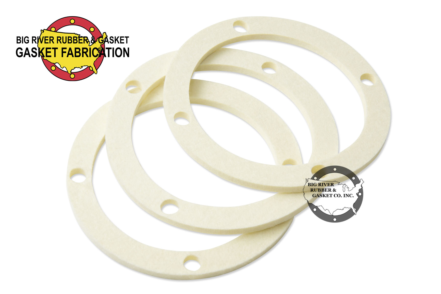 Felt F1 Full Face Gasket 1/4″ Thick Big River Rubber & Gasket