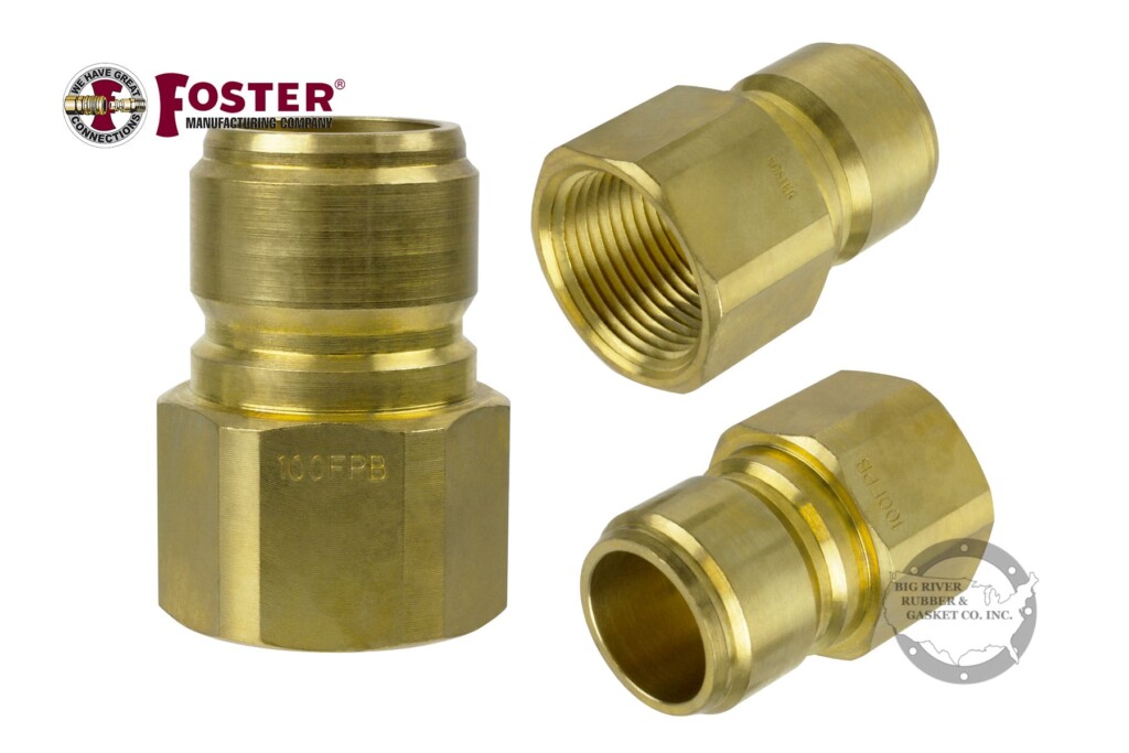 100FPB Foster FST Series Straight Thru Plug Big River Rubber & Gasket