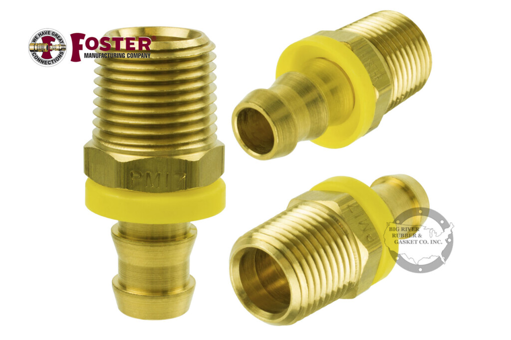PM17 Foster Male PushOn Hose Fitting Big River Rubber & Gasket