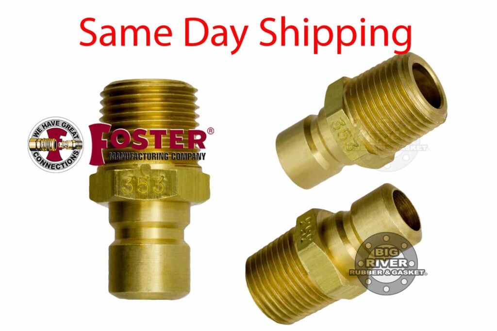 FP353 Foster FJT Series 3/8″ Male Thread Plug Big River Rubber & Gasket